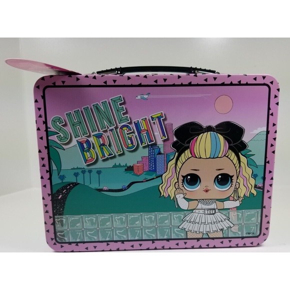 LOL Surprise XL Lunch Box Carry All Tin- The Tin Box Company Kids school - Picture 2 of 8